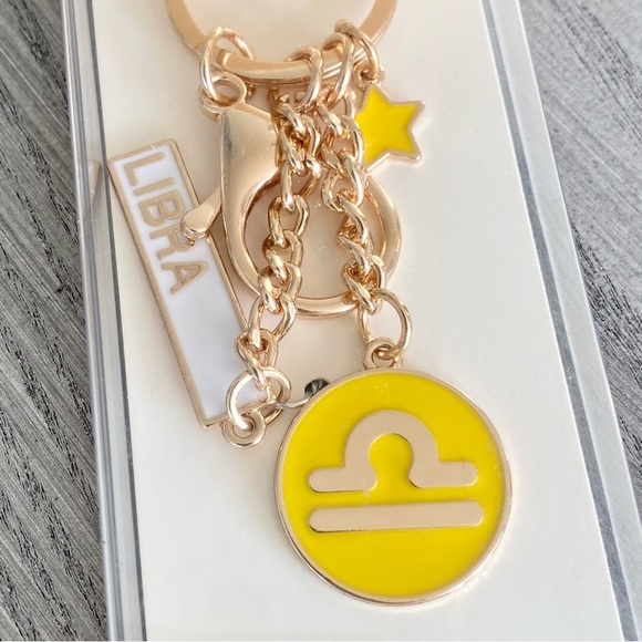 Modern Expressions Libra Zodiac Keychain - Picture 2 of 3